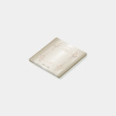 Post-it® Rectangle doré Fleurs Dimonées brillantes (Incliné)