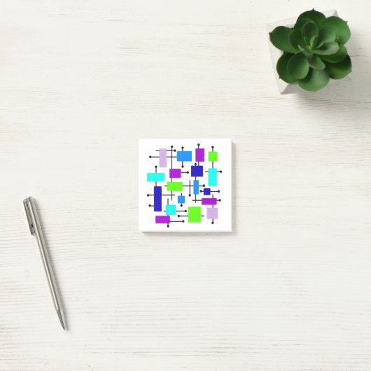Post-it® Rectangles atomiques cool (Bureau)