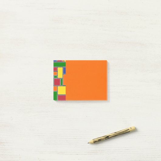 Post-it® Rectangles colorées (Sur un bureau)