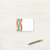 Post-it® Rectangles modernes de Noël (Sur un bureau)