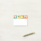 Post-it® Rectangles modernes du milieu du siècle (Sur un bureau)