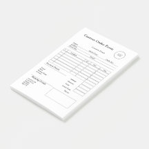 Reçu de vente sur commande personnalisé pour petit