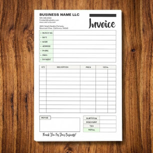 Post-it® Reçus de facture de vente, petit pad de paiement p