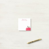 Post-it® Red Apple Part Enseignant Petites notes post-it (Sur un bureau)