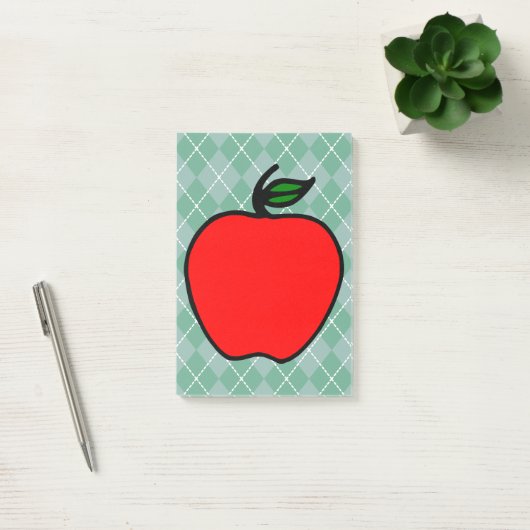 Post-it® Red Apple School Post It Notes Cadeau (Bureau)
