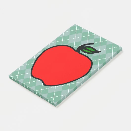 Post-it® Red Apple School Post It Notes Cadeau (Incliné)