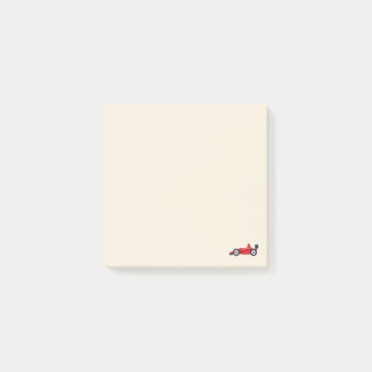 Post-it® Red Car Racing Emoji (Devant)