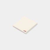 Post-it® Red Car Racing Emoji (Incliné)