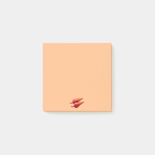 Post-it® Red Chili Peppers paniers orange (Devant)