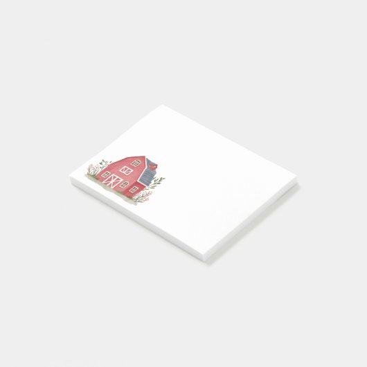 Post-it® Red Farm Barnyard Moderne (Incliné)