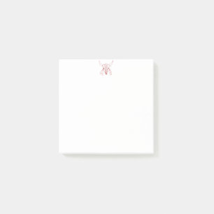 Post-it® Red Ghost Dance Buffalo ligne de notes blanches