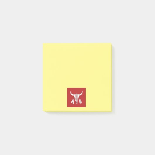 Post-it® Red Ghost Dance Buffalo patins à notes jaunes (Devant)