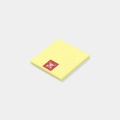 Post-it® Red Ghost Dance Buffalo patins à notes jaunes (Incliné)