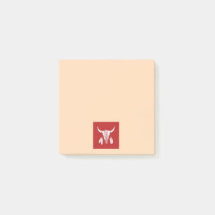Post-it® Red Ghost Dance Buffalo tonneaux de notes