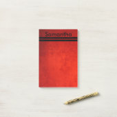 Post-it® Red Grunge (Sur un bureau)