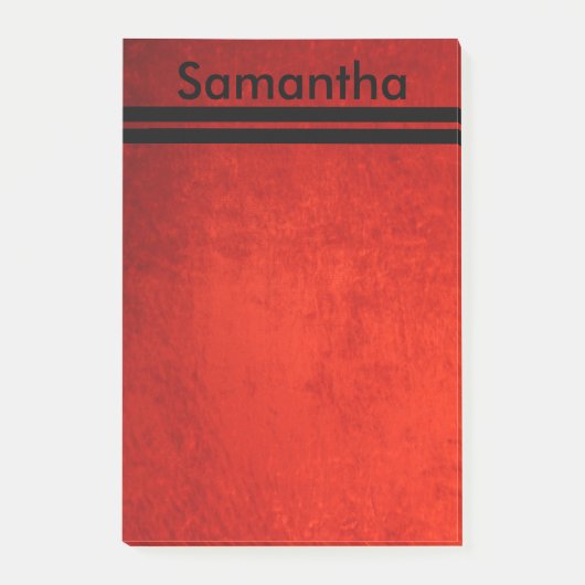 Post-it® Red Grunge (Devant)