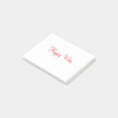 Post-it® Red happy vibes vacances simple minimum calligraph (Incliné)