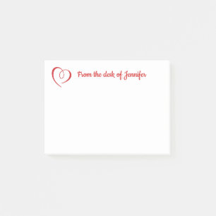 Post-it® Red Heart Love - Mariage, Fiançailles, Valentines