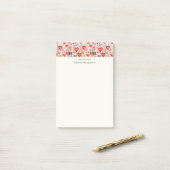 Post-it® Red Hearts Whimsical Love Motif (Sur un bureau)