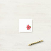 Post-it® Red Star Flower Blank (Sur un bureau)