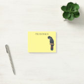 Post-it® Red-tailed black cockatoo bird cartoon (Bureau)