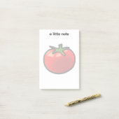 Post-it® Red Tomato Whimsical Custom Art (Sur un bureau)