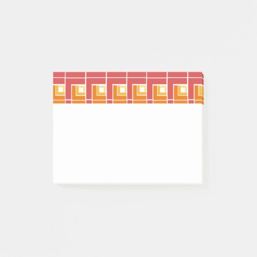 Post-it® Red Topsy Turvy (Devant)