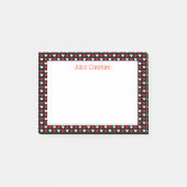 Post-it® Red & White Hearts Post personnalisé Notes (Devant)