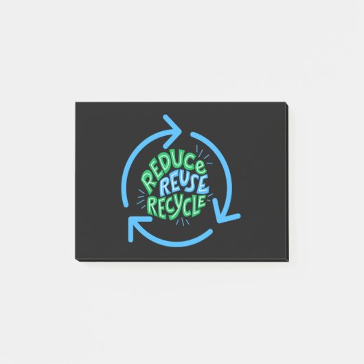 Post-it® Réduire Réutiliser Recycler Environnement (Devant)
