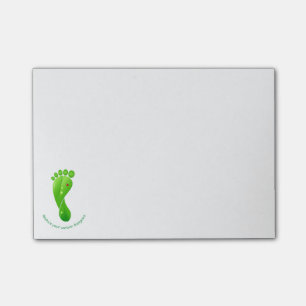Post-it® Réduisez votre vert d'empreinte de pas de carbone