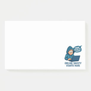 Post-it® Réfléchir avant de cliquer - Sensibilisation à la