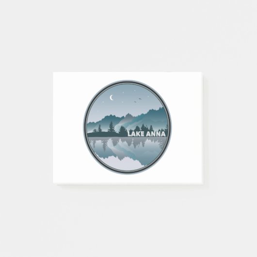 Post-it® Réflexion du lac Anna Virginia (Devant)