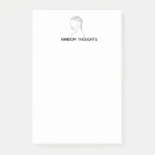 Post-it® Réflexions aléatoires Notes post-it (Devant)