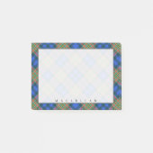 Post-it® Regal Scottish Clan MacLellan Tartan (Devant)