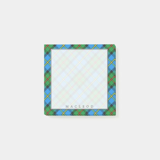 Post-it® Regal Scottish Clan MacLeod de Harris Tartan (Devant)
