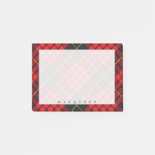 Post-it® Regal Scottish Clan MacQueen Tartan (Devant)
