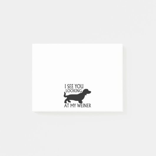Post-it® Regarder mon Weiner (Devant)