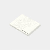 Post-it® Région vintage d'Anterolateral d'anatomie du crâne (Incliné)