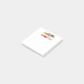 Post-it® Règle Apple Pencil avec nom de l'enseignant person (Incliné)