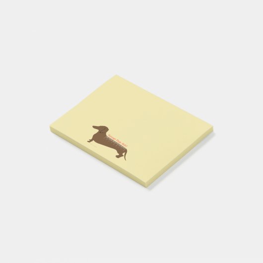 Post-it® Règle de chiens de saucisse (Incliné)
