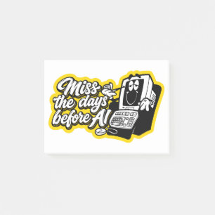 Post-it® Regrette les jours d'avant l'IA