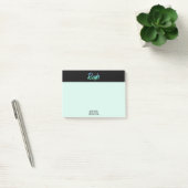 Post-it® *~* Reiki vert-bleu et turquoise iridescente (Bureau)