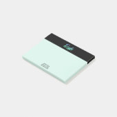 Post-it® *~* Reiki vert-bleu et turquoise iridescente (Incliné)