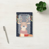 Post-it® Reindeer Starry Noël Twinkle soir (Bureau)