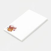 Post-it® Reinder / Cerf / Noël + votre idée (Incliné)