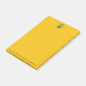 Post-it® Reine abeille avec couronne (Incliné)