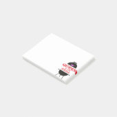 Post-it® Reine Du Grill, Rouge Couronne Rose (Incliné)