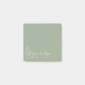 Post-it® Réjouissez-vous dans l'espoir Post-it Notes (Devant)