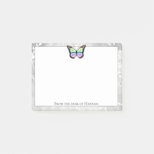 Post-it® Remarques brillantes sur le papillon arc-en-ciel (Devant)