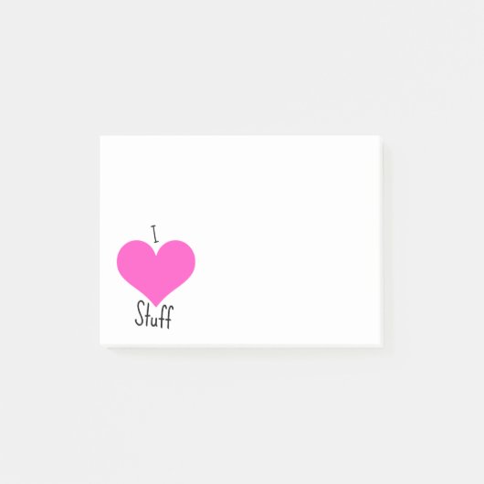 Post-it® Remarques Coeur mignon (Devant)